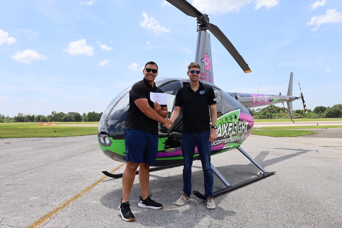 MaxFlight Helicopter training course completed
